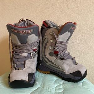 Women’s Salomon Snowboarding Boots size 7.